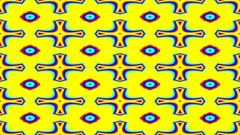 Kaleidoscope Tiling Pattern Clip Stock Footage 323337063