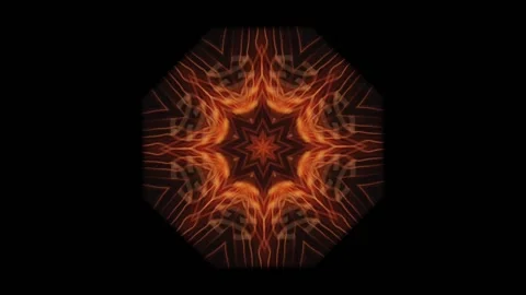Kaleidoscope Video Art Loopable Background Stock Footage 138227631