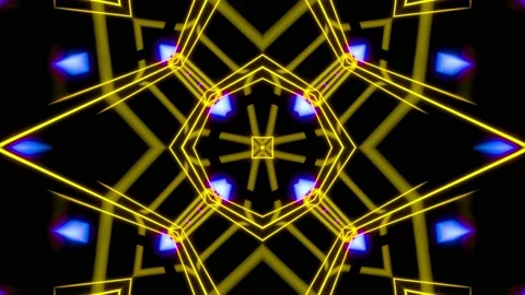 Kaleidoscope video background for VJ Stock Footage 160569333