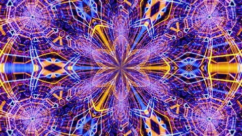 Kaleidoscope video background for VJ Stock Footage 163077619