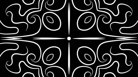 Kaleidoscope video loop Stock Footage 55347441