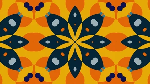 Kaleidoscope video loop Stock Footage 289138595