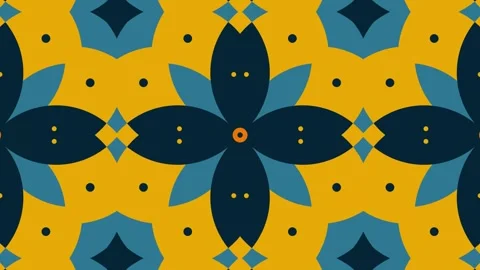 Kaleidoscope video loop Stock Footage 289138596