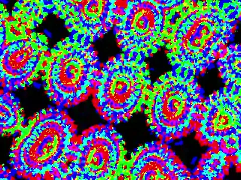Kaleidoscope Video Pixel Generated Graphic Art 3 Video stock 158406764