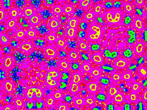 Kaleidoscope Video Pixel Generated Graphic Art 10 Video stock 158406874