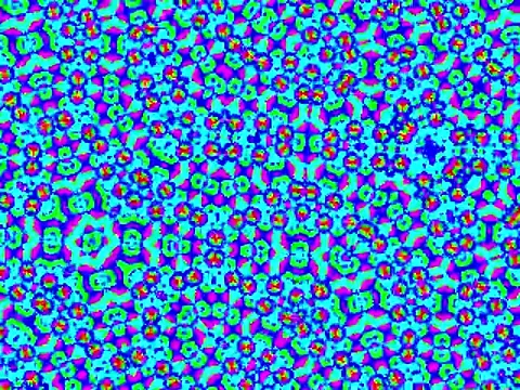 Kaleidoscope Video Pixel Generated Graphic Art 26 Video stock 158406952