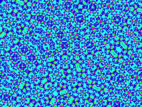 Kaleidoscope Video Pixel Generated Graphic Art 27 Video stock 158406973