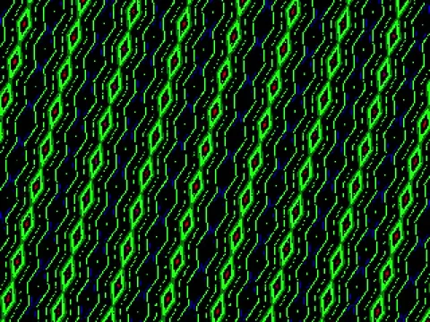 Kaleidoscope Video Pixel Generated Graphic Art 31 Video stock 158406982