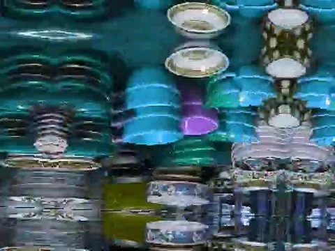 Kaleidoscope Video Pixel Generated Graphic Art 35 Video stock 158406991