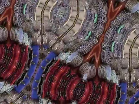 Kaleidoscope Video Pixel Generated Graphic Art 40 Video stock 158407012