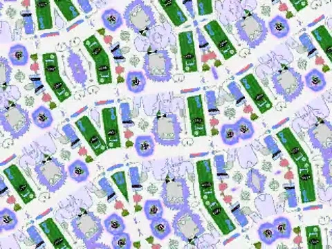 Kaleidoscope Video Pixel Generated Graphic Art 46 Stock Footage 158407030