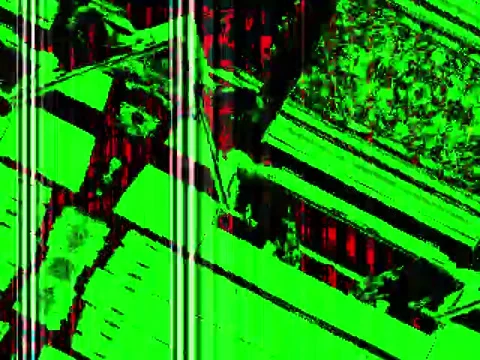 Kaleidoscope Video Pixel Generated Graphic Art 52 Video stock 158407045