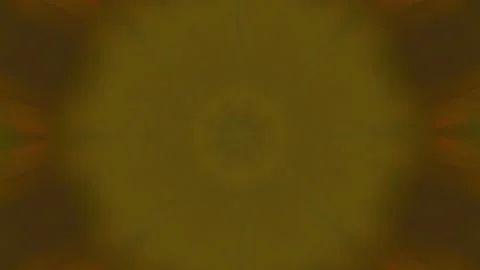 Kaleidoscope vintage sci-fi psychedelic holographic background in yellow colours Video stock 164925344