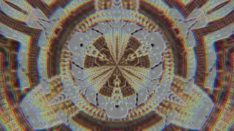 Kaleidoscope Visual Celestial Kaleidoscopic Patterns Stock Footage 302775692