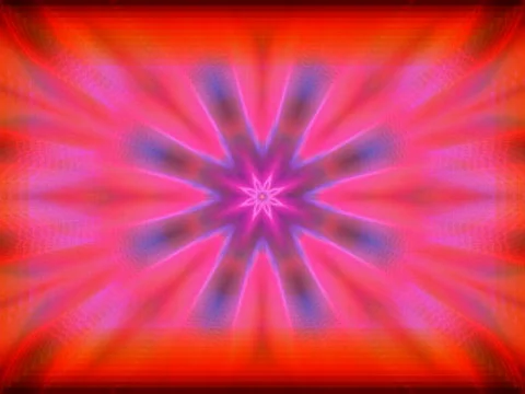 Kaleidoscope VJ loop 320 x 240 Stock Footage