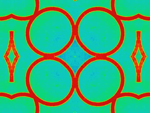 Kaleidoscope VJ loop 640 x 480 Stock Footage 822530