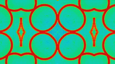 Kaleidoscope VJ loop HDV Stockbeeldmateriaal 822627