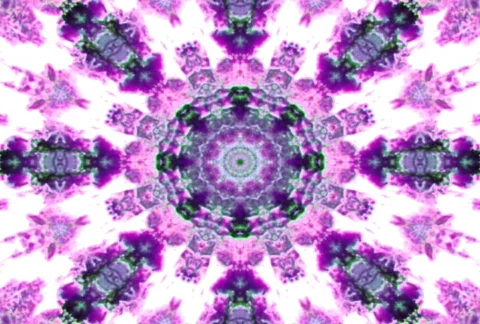 Kaleidoscope VJ loop NTSC Stock Footage 800280