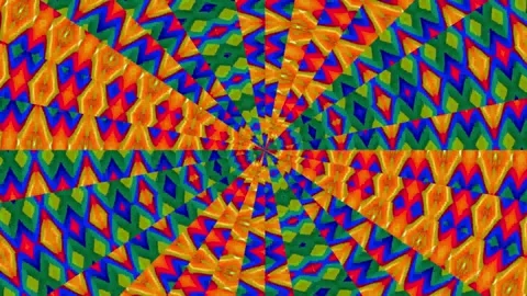 Kaleidoscope wallpaper. Video stock 266499042