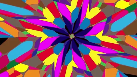 Kaleidoscope wallpaper. Stock Footage 266530054