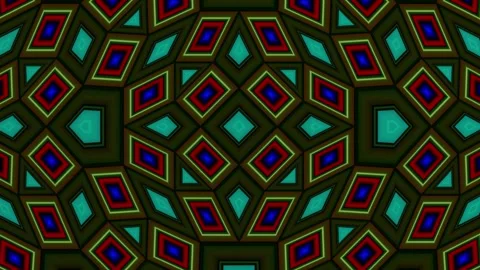 Kaleidoscope wallpaper. Video stock 266877552