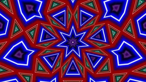 Kaleidoscope wallpaper. Stock Footage 266885217