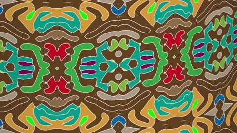Kaleidoscope wallpaper. Stock Footage 266980356