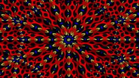Kaleidoscope wallpaper. Stock Footage 267014518