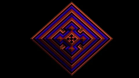 Kaleidoscope wallpaper. Stock Footage 267035885