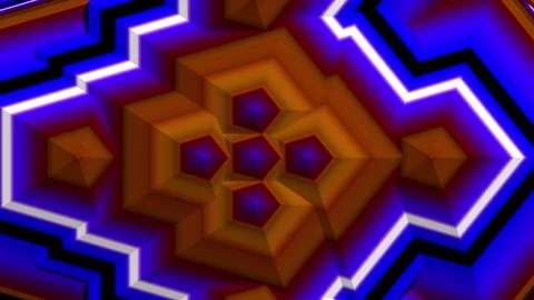 Kaleidoscope wallpaper. Stock Footage 267035899