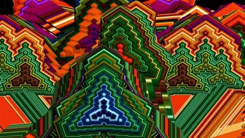 Kaleidoscope wallpaper. Stock Footage 267037149