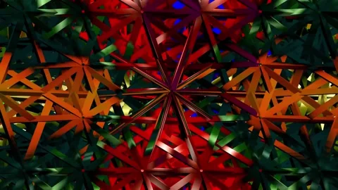 Kaleidoscope wallpaper. Stock Footage 267045058