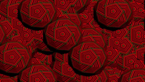 Kaleidoscope wallpaper. Stock Footage 267045229