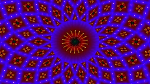 Kaleidoscope wallpaper. Stock Footage 267045704