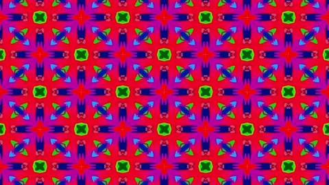 Kaleidoscope wallpaper. Stock Footage 267046724