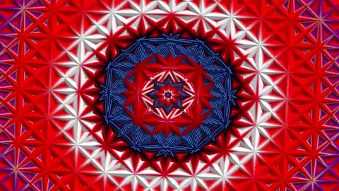 Kaleidoscope wallpaper. Stock Footage 267066542