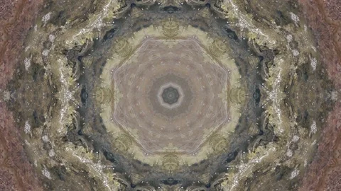Kaleidoscope of water waves 스톡 동영상 124584245