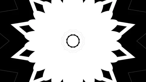 Kaleidoscope white Stock Footage 319838542