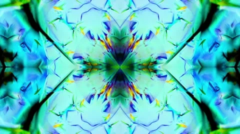 Kaleidoscope3 - video background loop Stock Footage 11063531