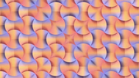 A kaleidoscopic, 4K background with a hypnotic pattern of rotating, 3D flowers Stock Footage 320861811