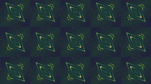 Kaleidoscopic Abstract Background. Loop Video stock 73919517