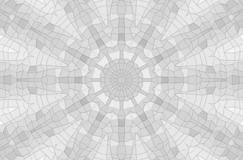 A Kaleidoscopic abstract computer generated graphic Stock Illustration