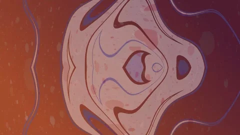 Kaleidoscopic abstract pattern with flowing shapes and colors a mesmerizing Stock-Footage 335060259
