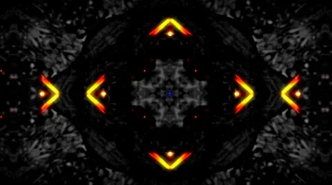 Kaleidoscopic abstraction 库存影片 49418572