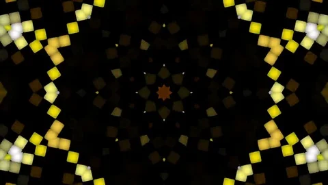 Kaleidoscopic background. Looped Vídeos de archivo 69079199