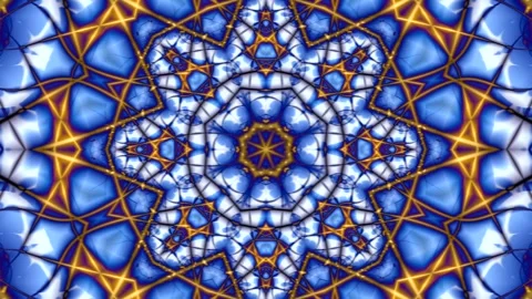 Kaleidoscopic changes of a bright abstract background Stock Footage 146967074