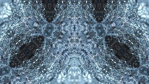 Kaleidoscopic christmas silver backdrop 動画素材 83268587