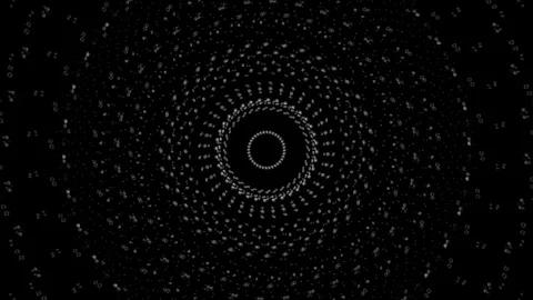 Kaleidoscopic circles Video stock 72718593