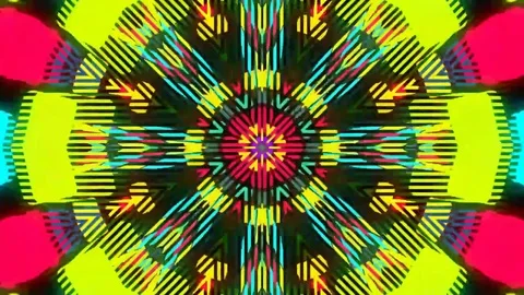 Kaleidoscopic colors motion background Stock Footage 72658194
