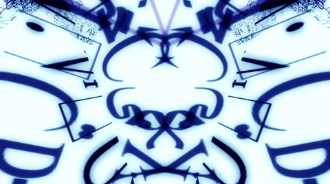 Kaleidoscopic Data Maze Video Background 1503 - 4K Stock Footage 40298247